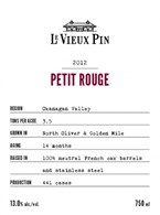 Petit Rouge Le Vieux Pin (Enotecca Winery) 2012